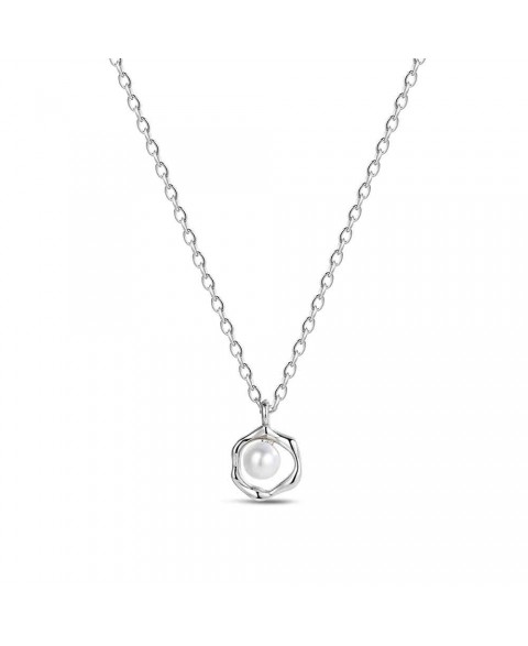 Collar Perla Natural Dise 8...