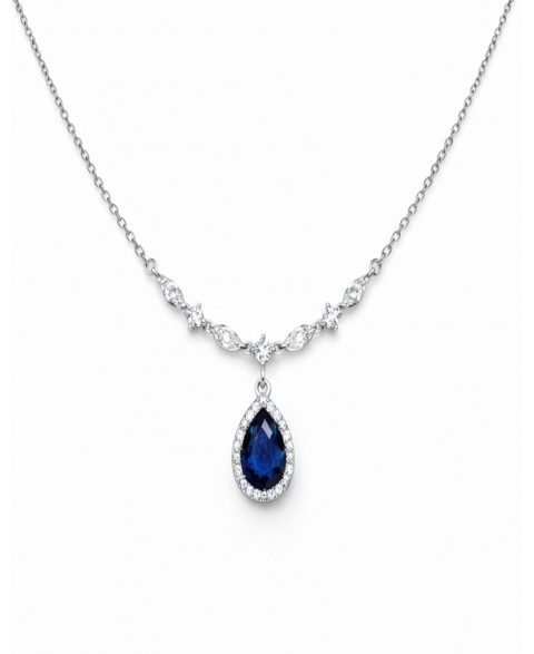 Collar Gota Mirlo Azul...