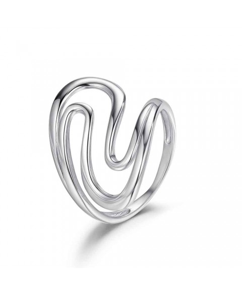 Anillo Espiral Plata