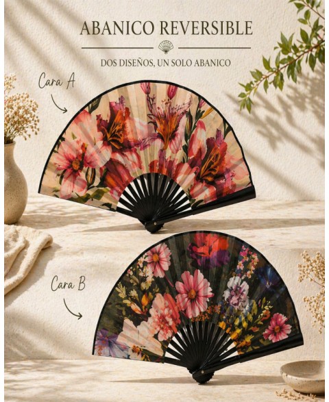 Abanico Italiano Brisa Floral