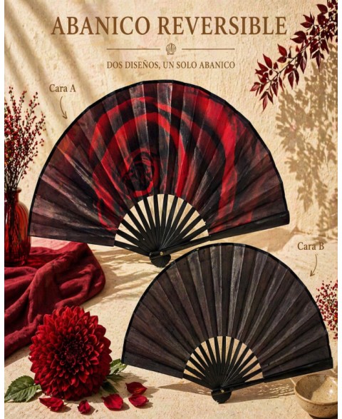 Abanico Italiano Pasión Rosa