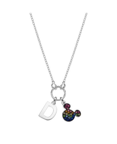 Collar Disney Letra D Plata