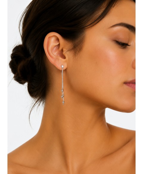 Pendientes Nalani Plata