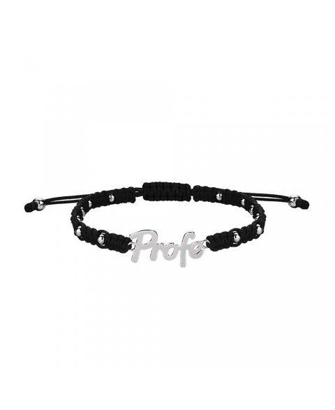 Pulsera de hilo negro...