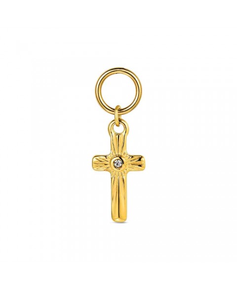 Charm Cruz Cristal Acero...