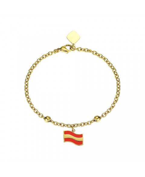 Pulsera España Metal Bañada...