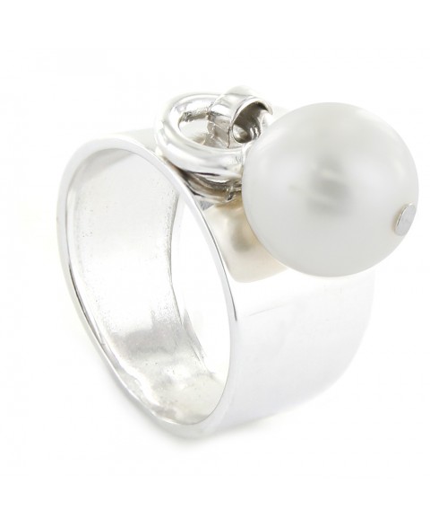 Anillo de plata rodiada...