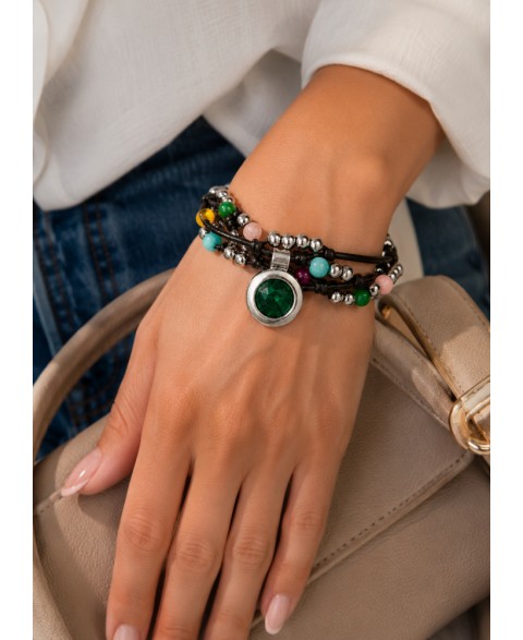 Pulsera Solaris Verde Ciclón