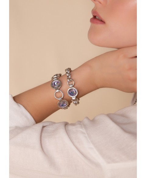Pulsera Lunaris Morado Ciclón